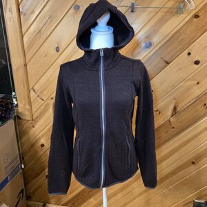 KUHL Ascendyr Fleece Hoodie Size XS Full Zip Sweatshirt‎ Dark Purple